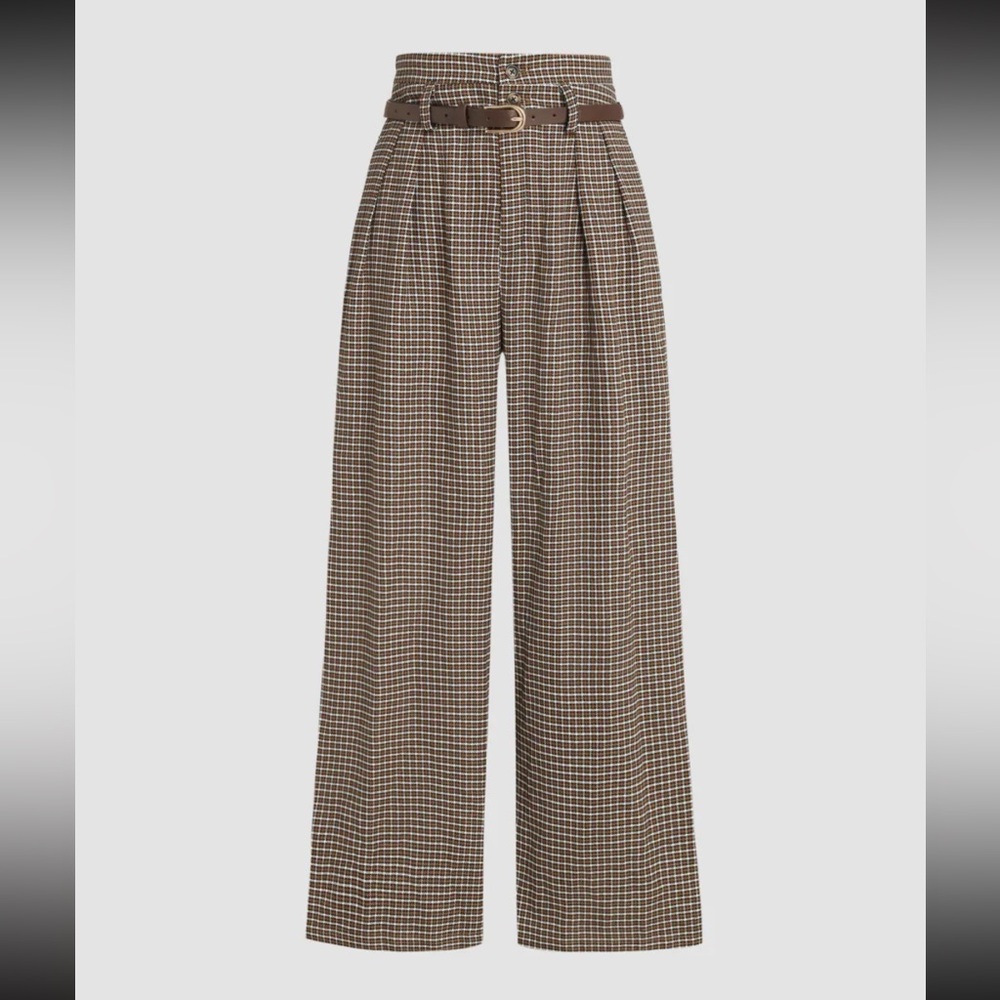 NEVER WORN - Cider Boutique high waisted trousers women XS/S - comes with belt